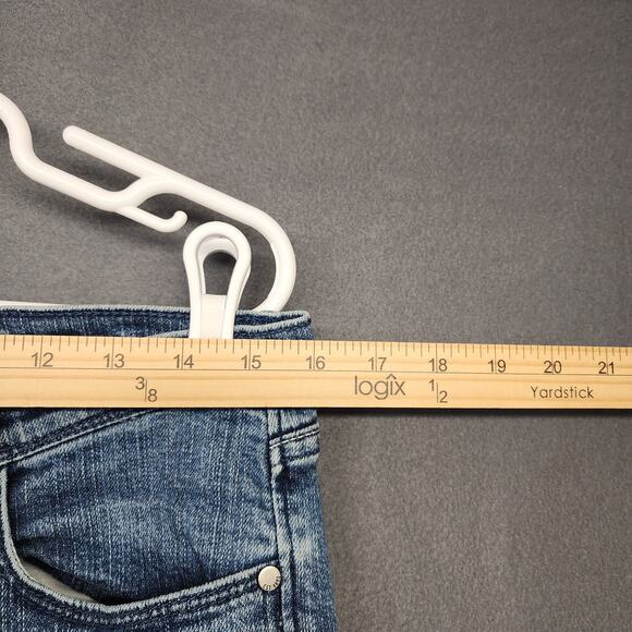 Abercrombie & Fitch Jeans Womens Size 10 Blue Low Rise Taper Stretch Casual - Picture 6 of 15